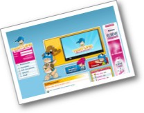 Screenshot du jeu de r�le pour fille virtuel toon-life.com.