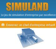Jeu de gestion d'entreprise simuland.net.