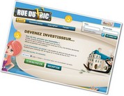 Screenshot du jeu de gestion immobiliere ruedufric.com.