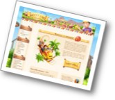 Jeu de gestion parc attraction virtuel bidouland.com.