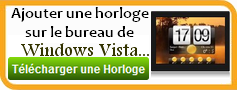 Telecharger horloges Windows Vista.