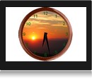 screenshot de l'horloge Custom Skin Clock