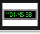 screenshot de l'horloge Mini Clock Alarm.