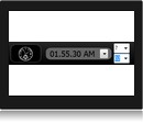 screenshot de l'horloge Opaloflux Clock and Calendar.