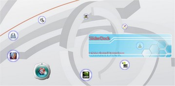 Screenshot du lanceur application sliderdock.