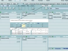 Screenshot de l'agenda 4ASoft Agenda.