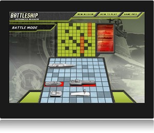 Screenshot du jeu de bataille navale en ligne battleship.