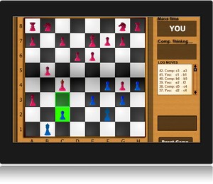 Screenshot du jeu d'checs en ligne chess master.