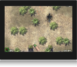 Screenshot du jeu en ligne Heli strike.