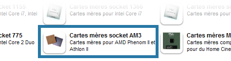 Cartes m�res socket AM3 emplacement sur site.