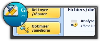 screenshot du logiciel sur optimisation Glary Utilities.