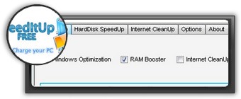 screenshot du logiciel optimisation speeditup.