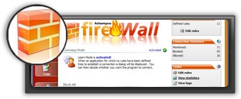 Pare-feu gratuit: Ashampoo FireWall. Logo du pare-feu Ashampoo FireWall.