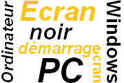 Illustration texte : moniteur-ecran-noir-ordinateur-pc-windows.