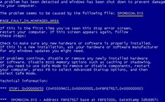 Message d'erreur Windows XP.