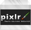 Retouches d'images en ligne pixlr.com.