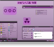 Sreenshot Th�me XP pink Vio.