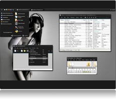 Sreenshot Theme XP black Atshen.