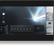 Sreenshot Thme XP black Concave VS.