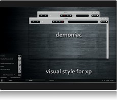 Sreenshot Theme XP black demoniac.