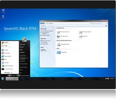 Sreenshot Theme XP black SevenVG Black.