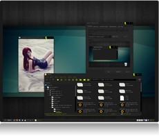 Sreenshot Theme XP black VentZer0.2 Theme Suite.