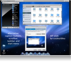 Screenshot theme mac pour xp ixp style.