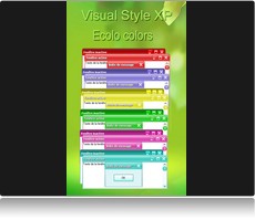 Sreenshot Theme XP Visual style XP Ecolo colors.
