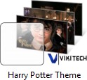 Screenshot du themepack Windows 7 harry Potter.