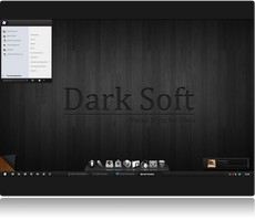Sreenshot Th�me Vista Dark Soft Final noir.