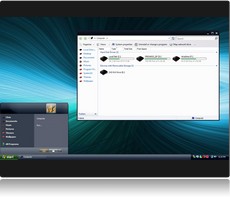 Sreenshot Thme XP pour vista Royale Noir Vista Port.