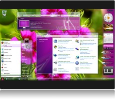 Screenshot Theme vista Purple Dream.