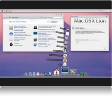 Screenshot Theme Windows 7 Lion Skin.