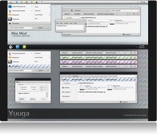 Screenshot Theme Windows 7 Yuuga inspir� Mac