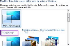 Activer Aero windows 7