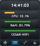 screenshoot System Monitor gadget.