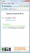 Screenshot du logiciel wifi WeFi.